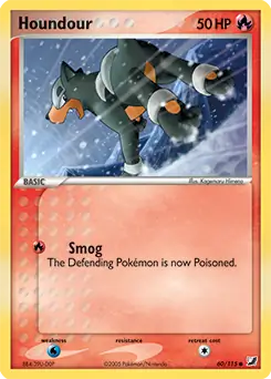 Houndour Pokemon card from Unseen Forces