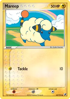 Mareep Pokemon card from Unseen Forces