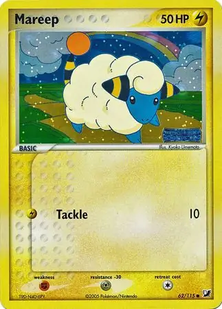 Mareep Reverse Holo Pokemon card from Unseen Forces
