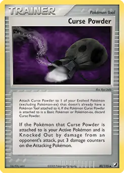 Curse Powder Pokemon card from Unseen Forces