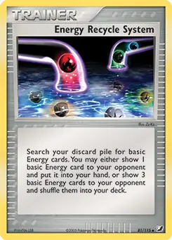 Energy Recycle System Pokemon card from Unseen Forces