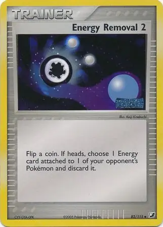 Energy Removal 2 Reverse Holo Pokemon card from Unseen Forces