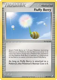 Fluffy Berry Pokemon card from Unseen Forces