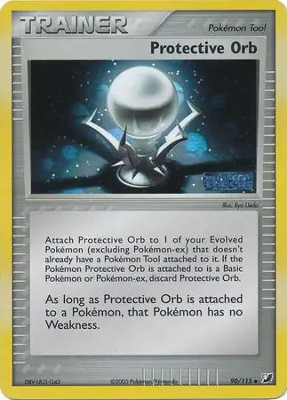 Protective Orb Reverse Holo Pokemon card from Unseen Forces
