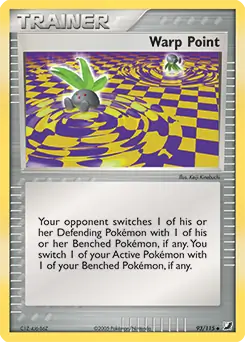 Warp Point Pokemon card from Unseen Forces