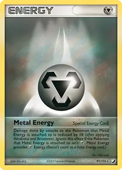 Metal Energy Pokemon card from Unseen Forces