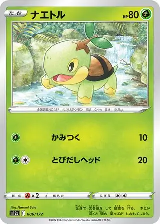 Turtwig Pokemon card from VSTAR Universe