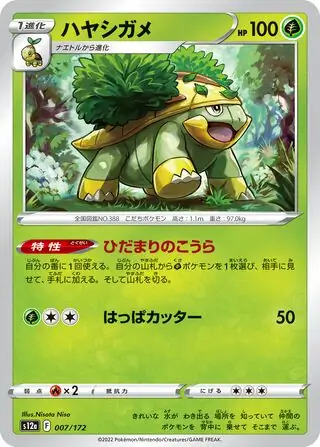 Grotle Pokemon card from VSTAR Universe