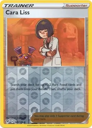 Cara Liss Reverse Holo Pokemon card from Vivid Voltage