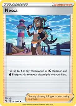 Nessa Pokemon card from Vivid Voltage