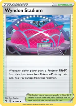 Wyndon Stadium Pokemon card from Vivid Voltage