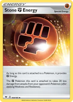 Stone Fighting Energy Pokemon card from Vivid Voltage