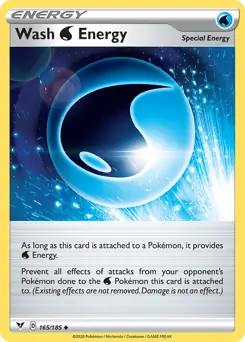 Wash Water Energy Pokemon card from Vivid Voltage