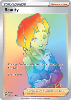 Beauty Secret Pokemon card from Vivid Voltage