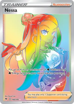 Nessa Secret Pokemon card from Vivid Voltage