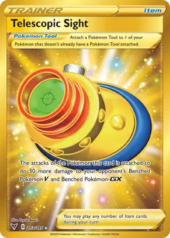 Telescopic Sight Secret Pokemon card from Vivid Voltage