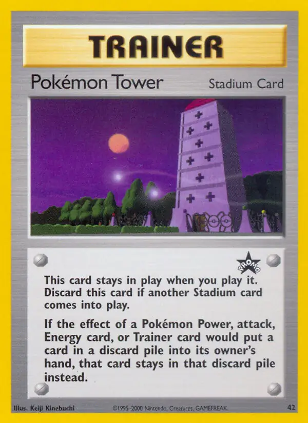 Pokemon Tower Pokemon card from WOTC Promo