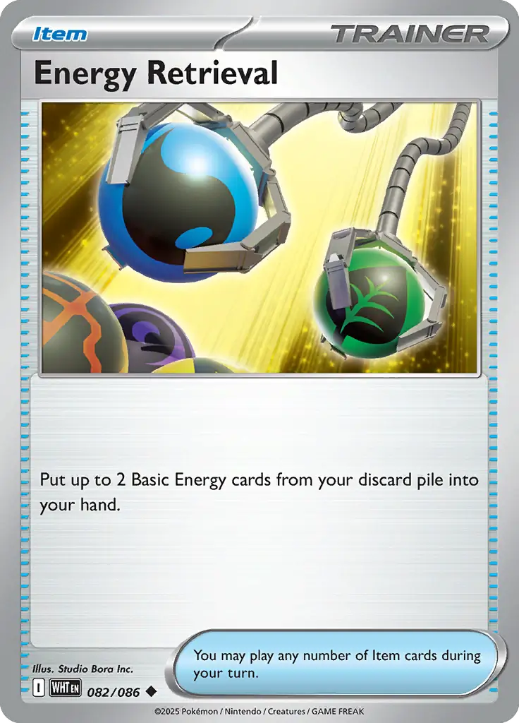 Energy Retrieval Pokemon card from White Flare
