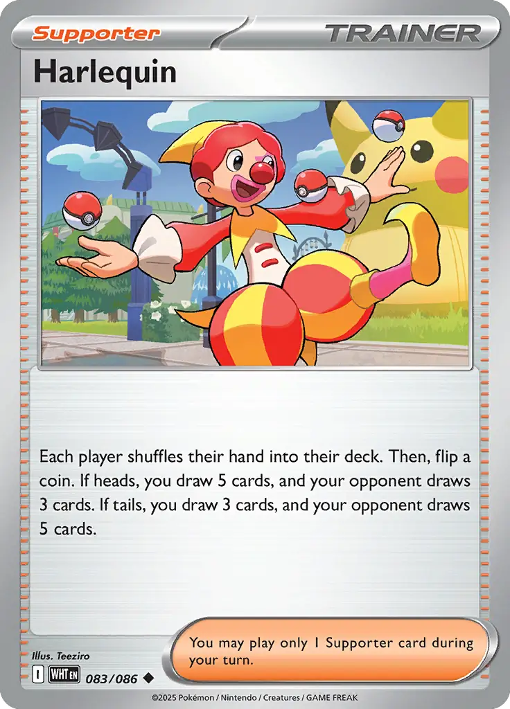 Harlequin Pokemon card from White Flare