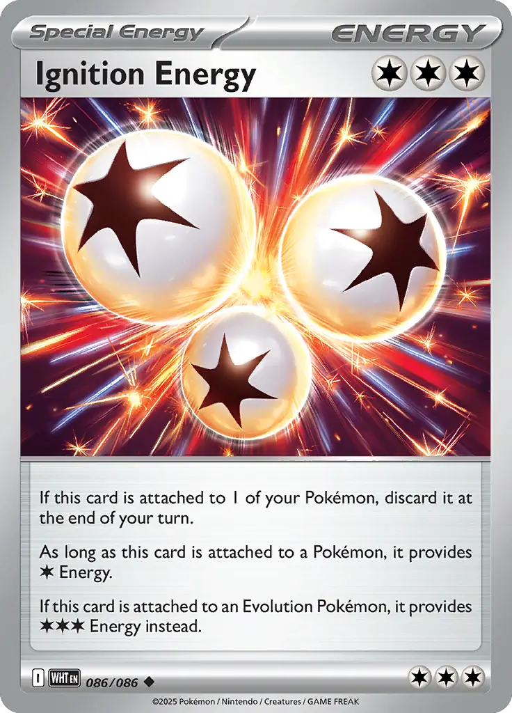 Ignition Energy Pokemon card from White Flare