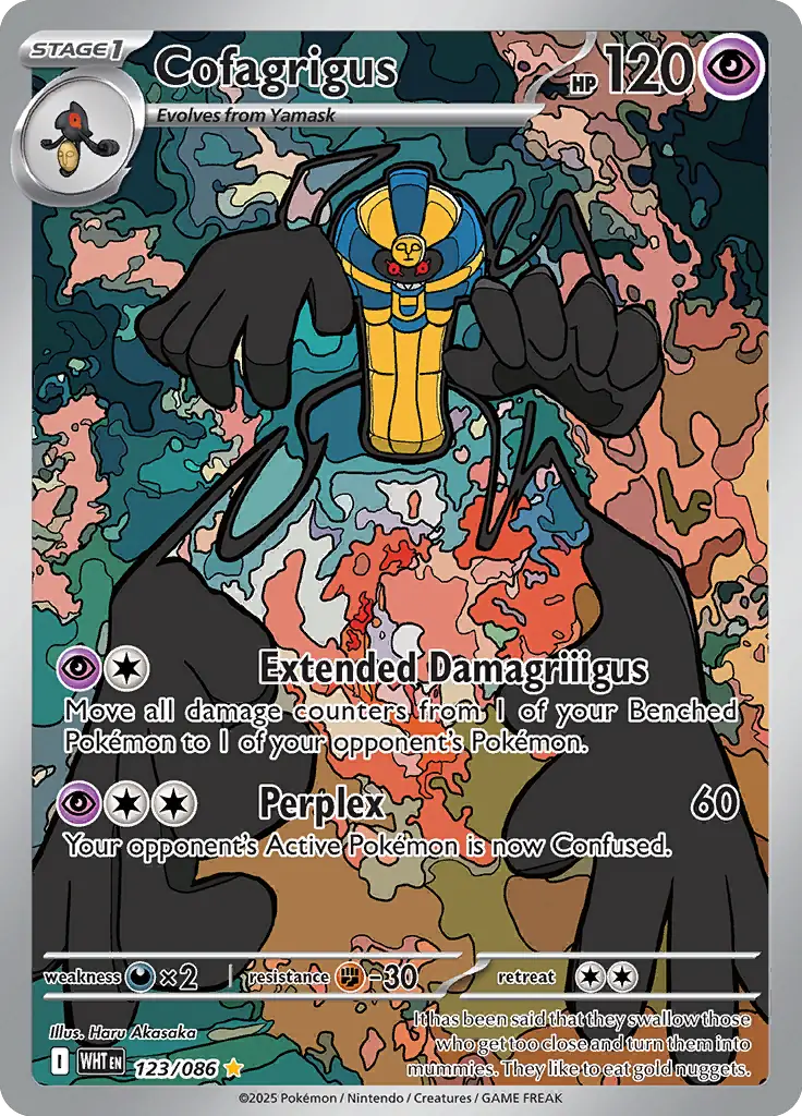 Cofagrigus Pokemon card from White Flare