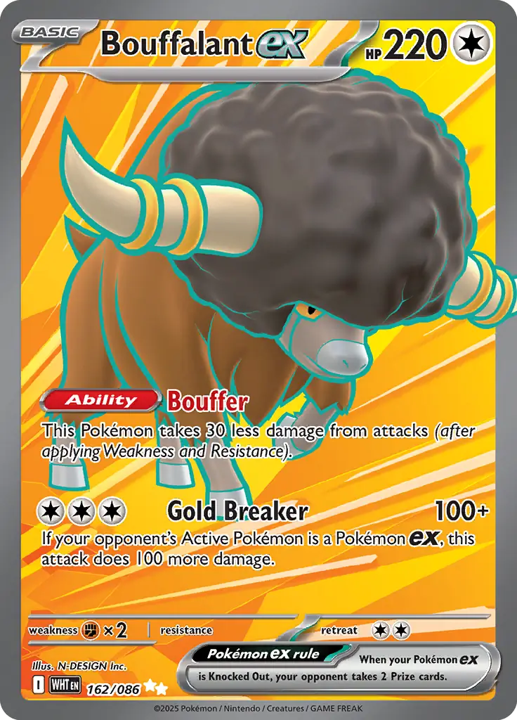 Bouffalant Pokemon card from White Flare