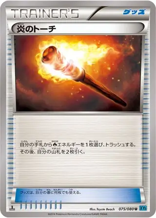 Fiery Torch Pokemon card from Wild Blaze