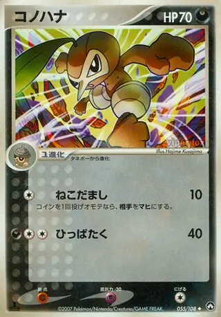 Nuzleaf Pokemon card from World Champions Pack