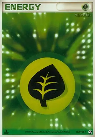 Grass Energy Pokemon card from World Champions Pack