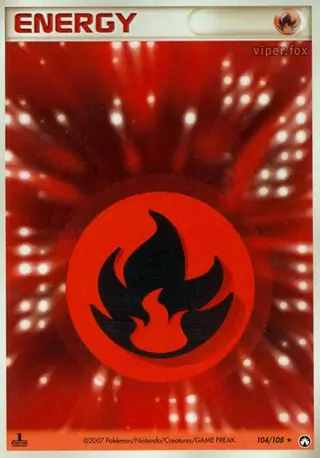 Fire Energy Pokemon card from World Champions Pack