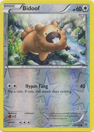 Bidoof Reverse Holo