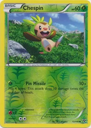 Chespin Reverse Holo