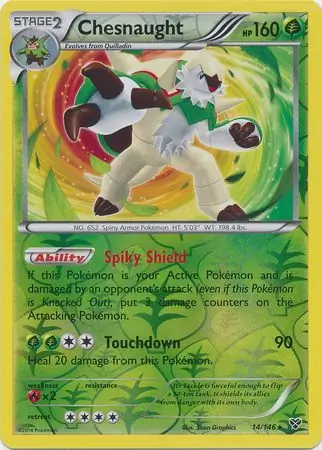 Chesnaught Reverse Holo