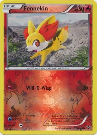 Fennekin Reverse Holo