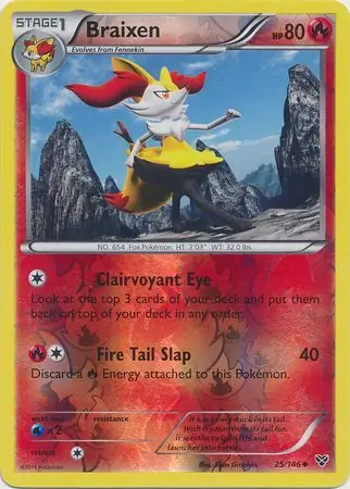 Braixen Reverse Holo