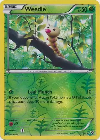 Weedle Reverse Holo