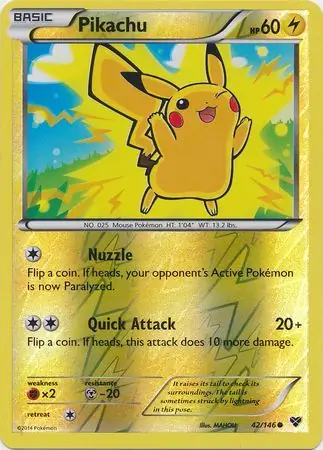 Pikachu Reverse Holo