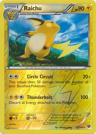 Raichu Reverse Holo