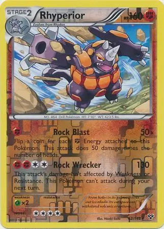 Rhyperior Reverse Holo
