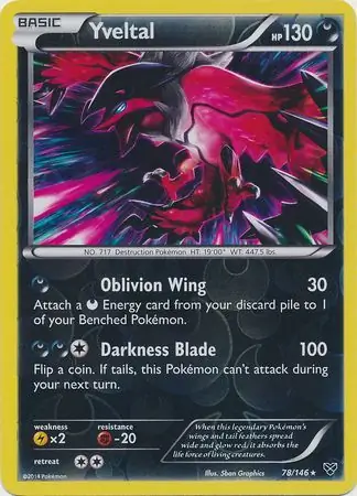 Yveltal Reverse Holo