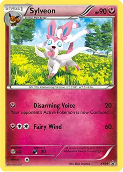 Sylveon Pokemon card from XY Black Star Promos