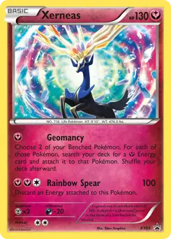 Xerneas Pokemon card from XY Black Star Promos