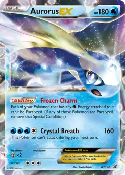 Aurorus EX Pokemon card from XY Black Star Promos