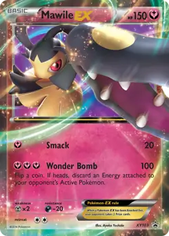 Mawile EX Pokemon card from XY Black Star Promos