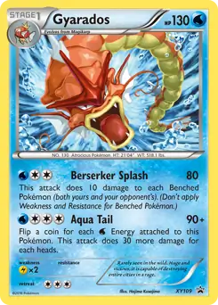 Gyarados Pokemon card from XY Black Star Promos