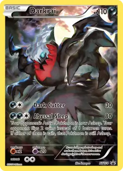Darkrai Pokemon card from XY Black Star Promos