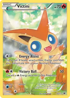Victini Pokemon card from XY Black Star Promos