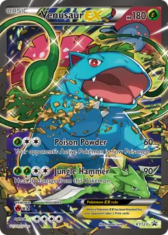 Venusaur EX Pokemon card from XY Black Star Promos