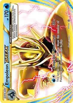 Empoleon BREAK Pokemon card from XY Black Star Promos