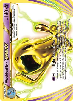 Wobbuffet BREAK Pokemon card from XY Black Star Promos